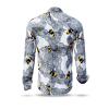 schwarz weiße Hemden Herren BEENIUS mit farbigen Bienen - 100 % Baumwolle Made in Sachsen - GERMENS artfashion