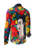 Hemd Herren BLUMEN MEXICOS – GERMENS artfashion – 100 % Baumwolle - Größe L
