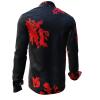 EMBER BLACK - Black red mensshirt - GERMENS