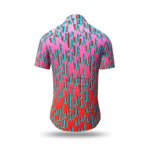 Button up shirt for summer STALACNITE RED – 100%...