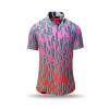 Button up shirt for summer STALACNITE RED – 100% cotton