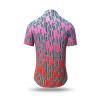Button up shirt for summer STALACNITE RED – 100% cotton