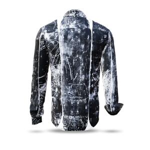 SK8B - Black and white artist men´s shirt - GERMENS