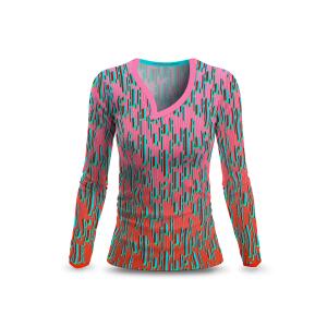 Entdecke das Langarmshirt Damen STALACNITE RED