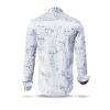 ARTIKEL 3GG - White men´s shirt with black illustration - GERMENS