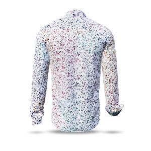 FLOREL BLANC - Bright shirt with floral patterns - GERMENS