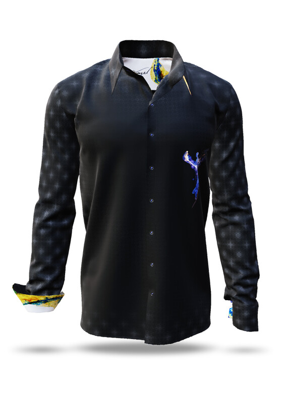 Discover colorful button up shirts for men WELTENENGEL - 100% cotton