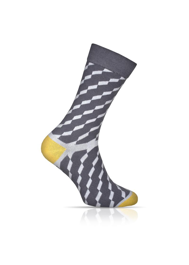 GREY RHOMBUS - Bunte Socken - Unisex