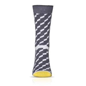 GREY RHOMBUS - Bunte Socken - Unisex