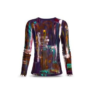 Entdecke das Langarmshirt Damen NIGHTLOVE - 100% BW