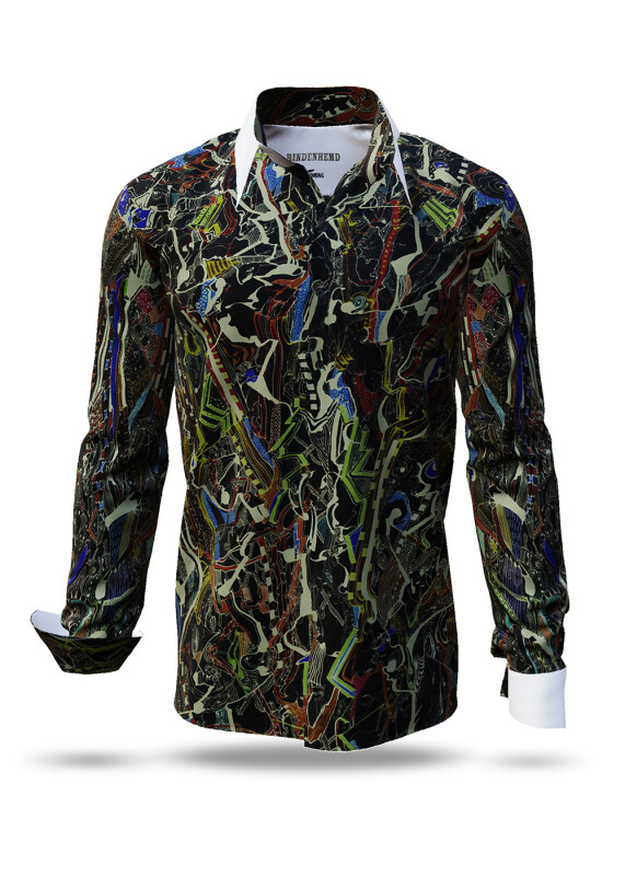 Discover colorful button up shirts for men RINDENHEMD - 100% cotton