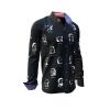 Discover the black shirts men PRESIDENTS OF THE USA with all US presidential portraits - 100 % cotton Made in Saxony
