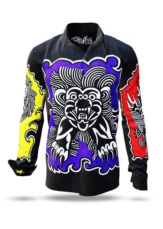 Discover colorful button up shirts for men FÜRCHTE DICH NICHT - 100% cotton