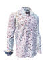 Entdecke bunte Hemden Herren FLOREL BLANC - 100 % BW