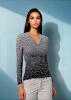 gray long sleeve shirt ladies METAL by GERMENS - 100 % cotton