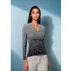 graues Langarm Shirt Damen METAL von GERMENS - 100 % Baumwolle