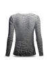 gray long sleeve shirt ladies METAL by GERMENS - 100 % cotton