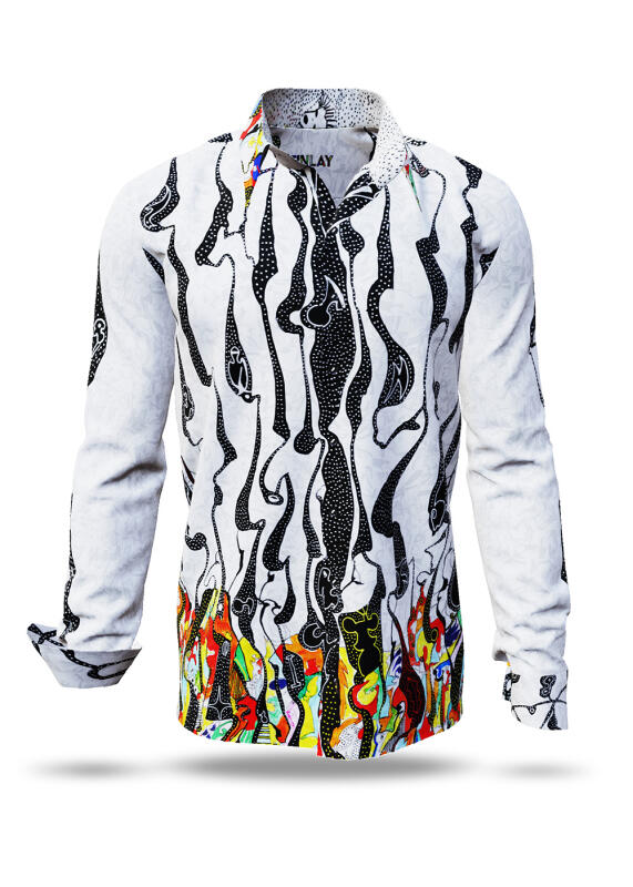 Entdecke bunte Hemden Herren FINLAY - 100 % Baumwolle