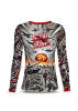 STOP NOW! Anti-war long-sleeved shirt for women - 100% cotton - GERMENS artfashion L