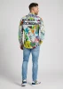 Button Down Long Sleeve Shirts BOOM BOOM BOOM – GERMENS artfashion – 100 % Cotton - Size 6XL