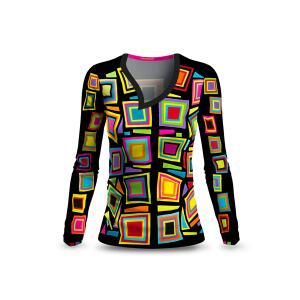 buntes Langarm Shirt Damen SUMMERNIGHT von GERMENS