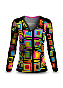 Langarmshirt Damen SUMMERNIGHT - GERMENS artfashion – 100 % Baumwolle – Größe 3XL