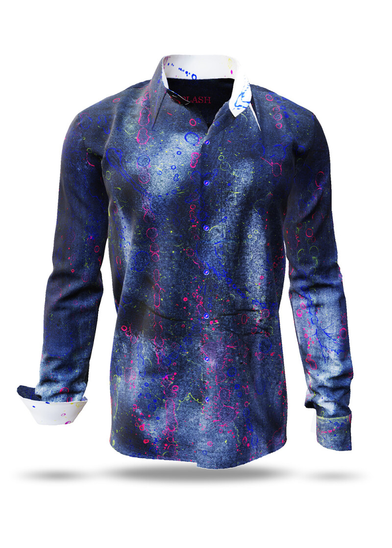 SPLASH - Dark blue mensshirt  - GERMENS