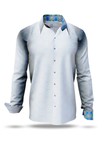 Discover colorful button up shirts for men CRANII - 100% cotton