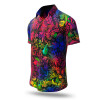 SALE:Kurzarmhemd Herren NIGHT OF THE FIREFLOWERS von GERMENS