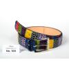Entdecken Sie den GERMENS Ledergürtel Herren No. 109. Handgefertigt in Mailand aus hochwertigem Rindsleder, einzigartiges Patchwork-Design, exklusiv und limitiert.
