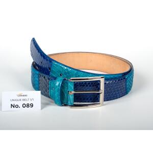 Discover the GERMENS mens leather belt No. 089, handmade...