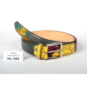 Discover the GERMENS mens leather belt No. 085, handmade...