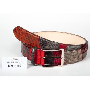 Discover the GERMENS mens leather belt No. 102, handmade...