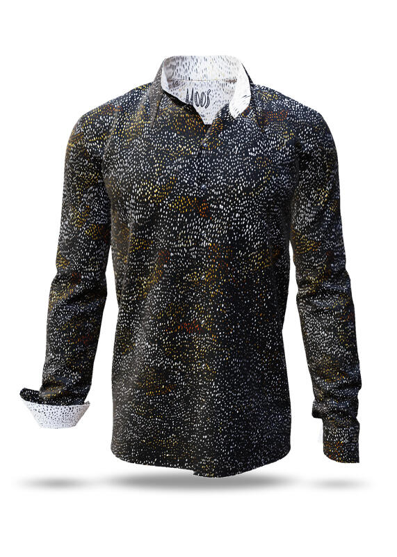 Entdecke bunte Hemden Herren MOOS - 100 % Baumwolle