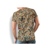 beiges T Shirt Herren OUTBACK ESSENCE von GERMENS artfashion mit Motiven des Outbacks Australiens