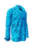 Button Up Shirt GRAVUR BLUE from GERMENS 5XL