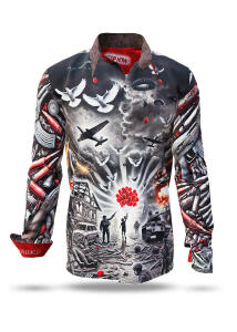 STOP NOW Antikriegshemd - 100 % Baumwolle - GERMENS...