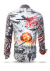 Long Sleeve Button Up Shirts For Men STOP NOW! Antikrieg – GERMENS artfashion – 100 % Cotton - Size 4XL