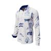 Button Up Shirt for men ELBFLORENZ DRESDEN SANDPHIR by GERMENS 5XL