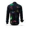 ELBFLORENZ DRESDEN NIGHTFEVER - schwarzes Hemd Herren mit farbigen Dresden Motiven - 100 % Baumwolle