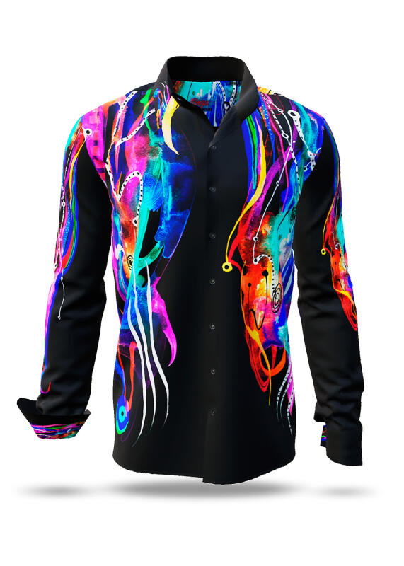 Discover colorful shirts for men CINGA NIGHT - 100% cotton