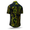 Schwarz grünes Sommerhemd Hemden Kurzarm TERRA GREEN von GERMENS artfashion - 100 % Baumwolle Made in Germany