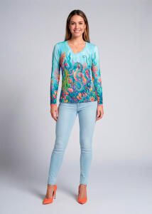 Damen Langarmshirt SIEBEN AUF EINEN KLICK COLLECTION -...