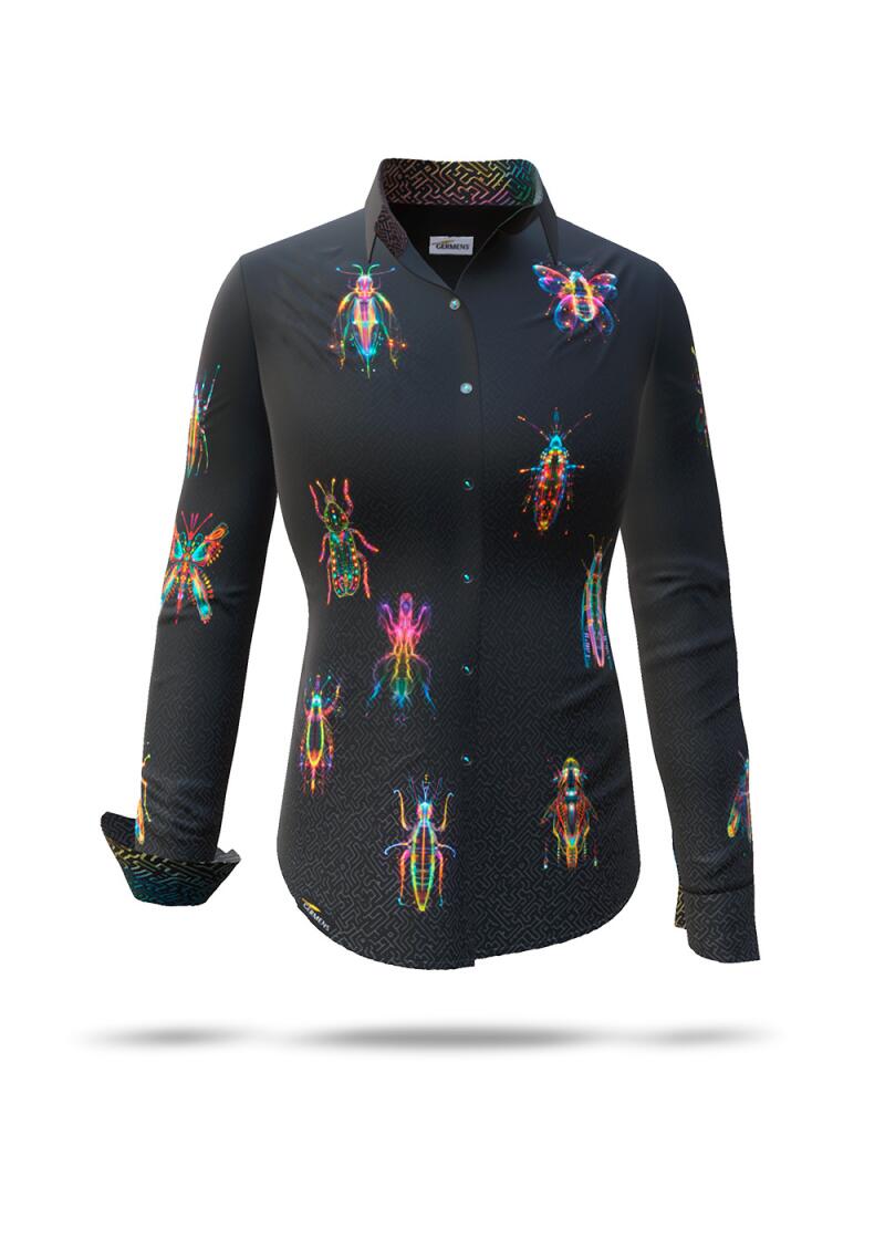 Discover the TORO LUMINARIS womens blouse from GERMENS, limited to just 7 pieces. Each size can only be ordered once and only in the period May 7-14, 2025