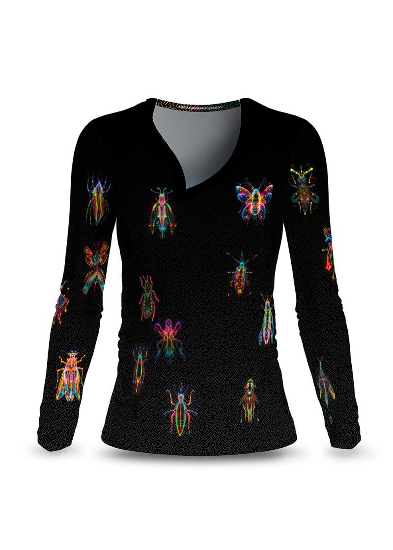 Entdecke das auf nur 7 Stück limitierte Langarmshirt für Damen TORO LUMINARIS. Jede Größe gibt es nur einmal und nur im Zeitraum vom 07.-14.05.2025