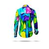 bunte Bluse Damen FIORE ASTRATTA - GERMENS - 100 % Baumwolle
