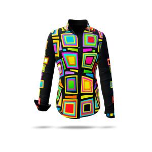 Bunte Bluse Damen SUMMERNIGHT - GERMENS - 100 % Baumwolle