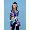 bunte Bluse Damen CITY OF FANTASY von GERMENS - 100 % BW