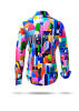 bunte Bluse Damen CITY OF FANTASY von GERMENS - 100 % BW
