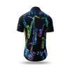 Herren Hemden Kurzarm NEON SAXOPHONE GERMENS - 100 % BW